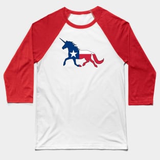 Texas Unicorn Baseball T-Shirt